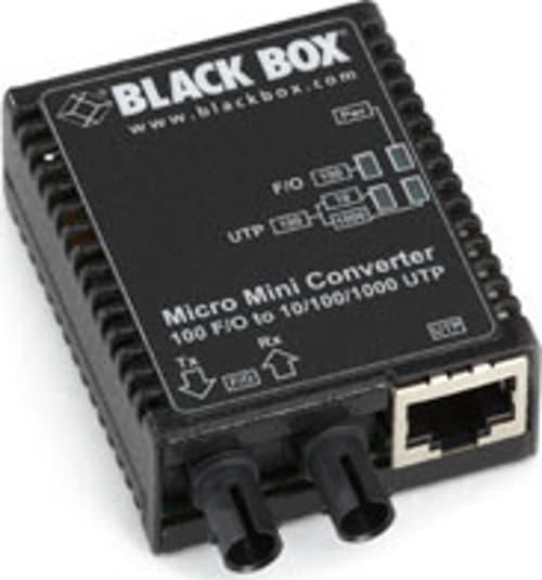 Black Box Lmc402a Verkon Mediamuunnin 1000 Mbit/s 1310 Nm Monitila Musta