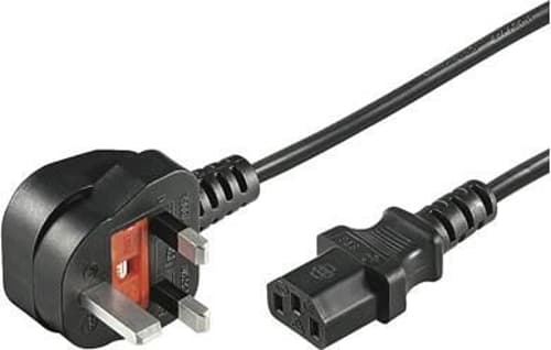 Microconnect Strömkabel 3m Strömkontakt Typ G C13 Svart