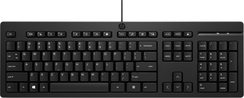 Hp 125 Kablet Tastatur Ledningsført billede