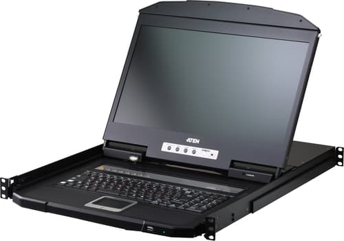 Aten 8-porttinen 18,5" Lcd Kvm Over Ip -kytkin