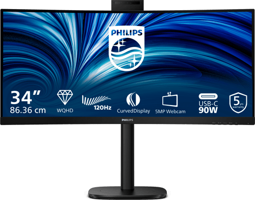 "Philips 34b2u3600ch 34, 34 Inch/86.36 Cm"" 3440 × 1440pixels Va 21:9 120hz"