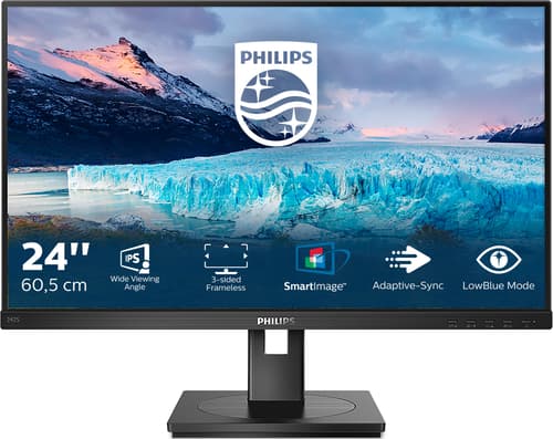 "Philips S-line 242s1ae 23.8, 23.8 Inch/60.5 Cm"" 1920 × 1080pixels Ips 16:9 75hz"