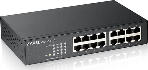 Zyxel Gs1100-16 16-porttinen Gigabit Kytkin