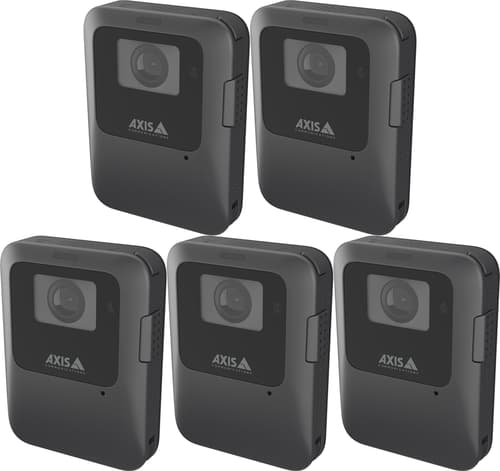 Axis W110 Kropsbåret-kamera 5-pack Sort