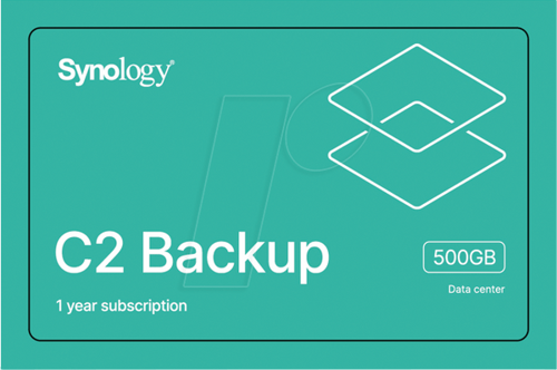Synology C2 Backup 500gb 1 Year