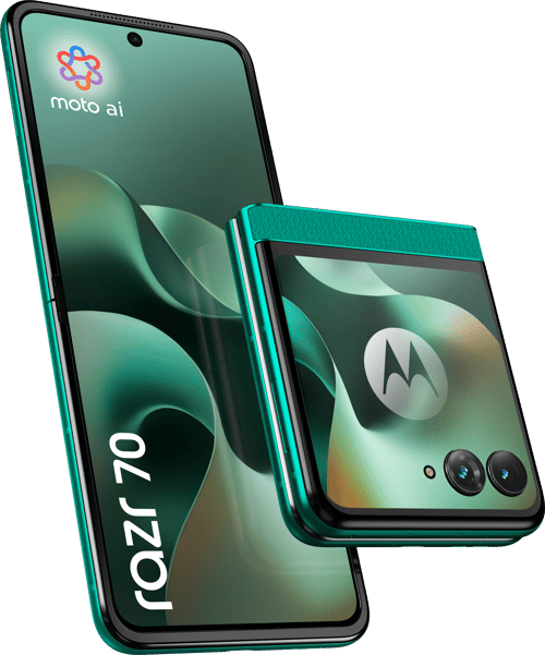 Motorola Razr 70 256gb Tummanvihreä