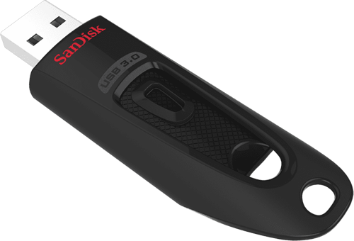 Sandisk Ultra 512gb Usb-a Sort billede
