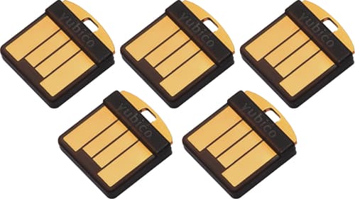 Yubico Yubikey 5 Nano (usb-a) 5-pak