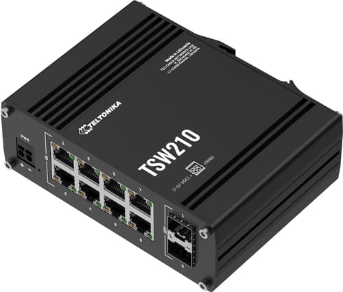 Teltonika Tsw210 8-portars Industriell Switch