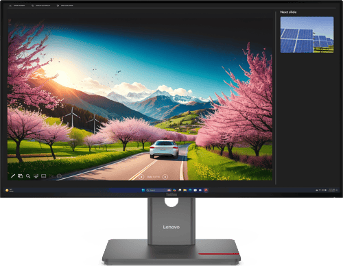 32" Lenovo ThinkVision P32UD-40 - 3840x2160 (4K) - 120Hz - IPS - 140W USB-C - KVM switch