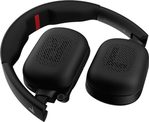 Hp Poly Focus 625 Fold Stereo Bluetooth Headset Stereo Sort billede