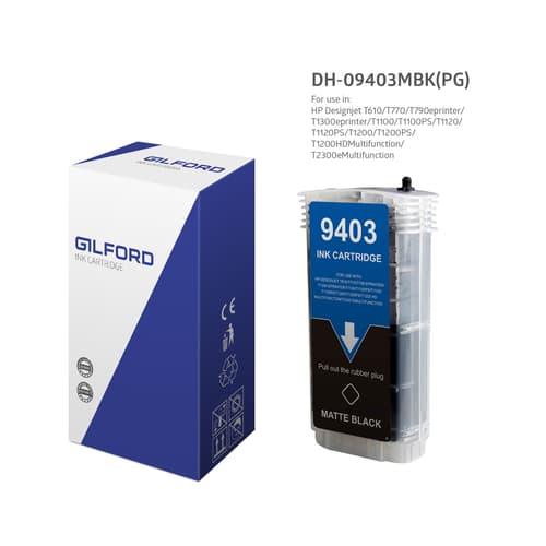 Gilford Blæk Matt Sort No.72 - T1100 130ml - C9403a billede