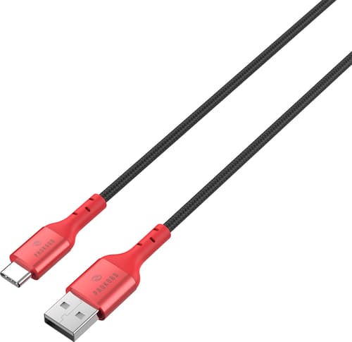 Prokord Data Blocker Cable 1.5m Usb-a Usb-c Punainen