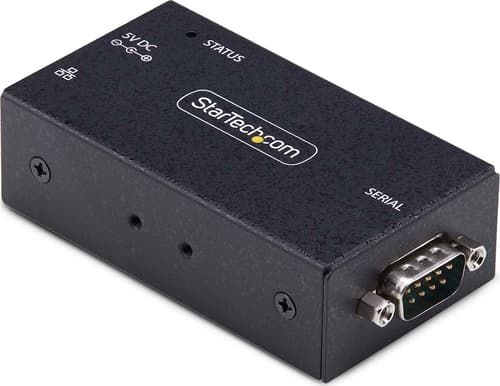 Startech Startech.com I13-serial-ethernet Sarjamuunnin/-toistin/-eristin Rs-232 Rj-45 Musta