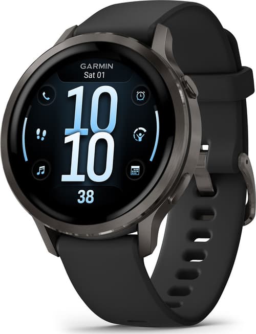 Garmin Venu 4 41mm Black With Black Silicone Strap