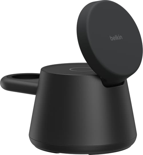Belkin 3in1 25w Qi2 Universal Wireless Charging Station 1.5m Musta