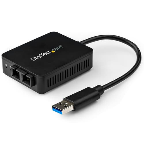 StarTech.com USB 3.0 to Fiber Optic Converter - 1000Base-SX SC - netværksadapter