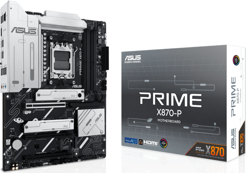Bundkort ASUS Prime X870-P ATX til AMD AM5 (DDR5)