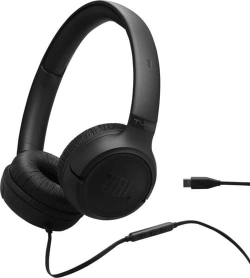 Jbl Tune 530c Usb C Headset Kabel Huvudband Musik/vardag Usb Type-c Svart Stereo Usb-c Svart