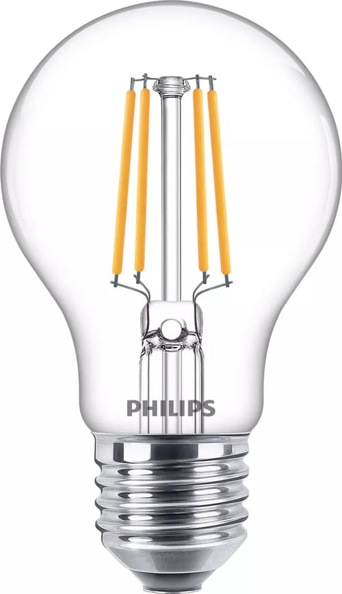 Philips LED 4,3W (40W) E27 2700K 470lm 2-pak