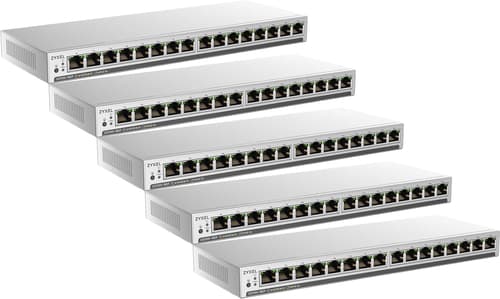 Zyxel Gs1100-16ep 16-port Gigabit Slim Poe-switch 5-pack