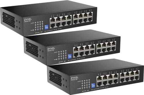 Zyxel Gs1100-16s 16-port Gigabit Switch 3-pack
