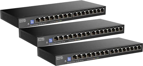 Zyxel Gs1100-16es 16-port Gigabit Slim Switch 3-pack