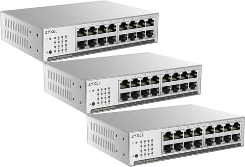 Zyxel Gs1100-16 16-port Gigabit Switch 3-pack