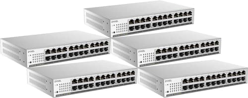 Zyxel Gs1100-24e 24-port Gigabit Switch 5-pack