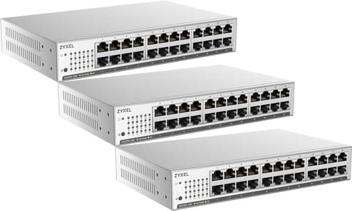 Zyxel Gs1100-24e 24-port Gigabit Switch 3-pack