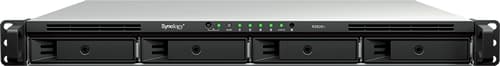Synology Rackstation Rs826+ Nas & Lagringsserver Stativ (1u) Amd Ryzen V1500b 4 Gb Ddr4 0 Tb Diskstation Manager Sort, Grå