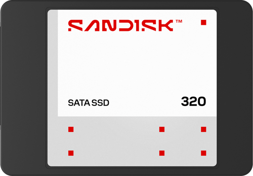 Sandisk 320 1tb Ssd 2,5 tommer Sata 6.0 Gbit/s