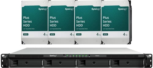 Synology Rs826+ Nas Med 16tb (4x4tb) Forudinstalleret