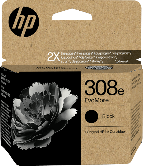 Hp Blæk Sort Nr.308 Evomore 320 Sider