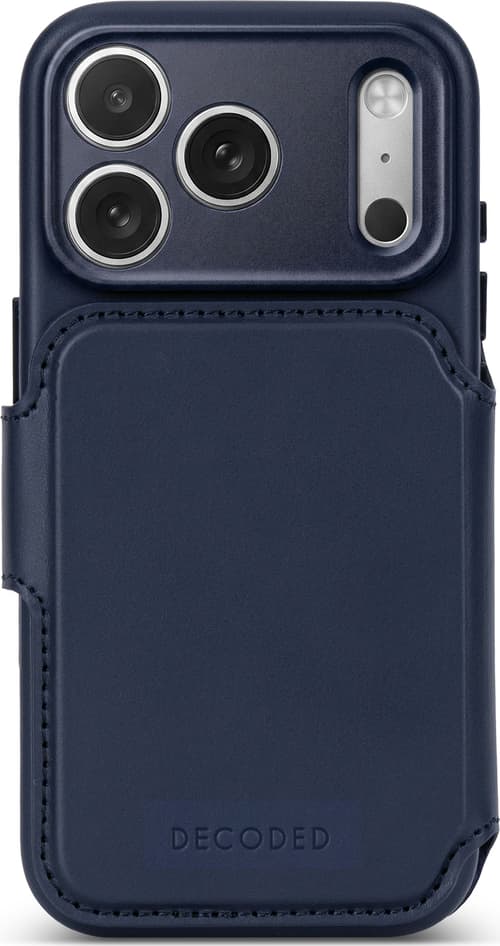 Decoded Leather Detachable Wallet Iphone 18 Pro Midnat