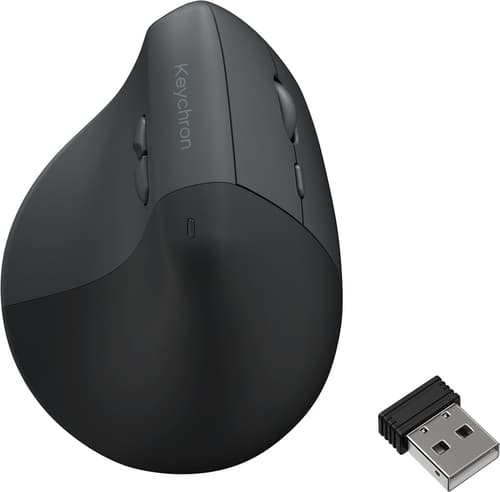 Keychron Bm27 Ergonomic Rf Wireless + Bluetooth + Usb-c Mus Sort