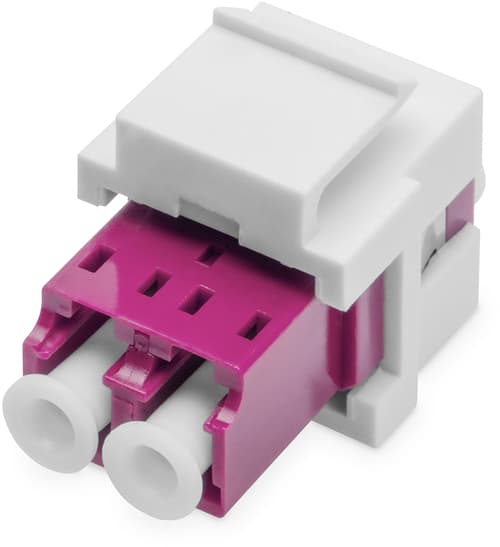 Digitus Dn-96019-1-k Fiber Adapter Lc/lc 1 Stk Violet