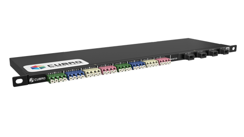 Cubro Network Optical Tap 8 Links Mm Lc 19 tommer