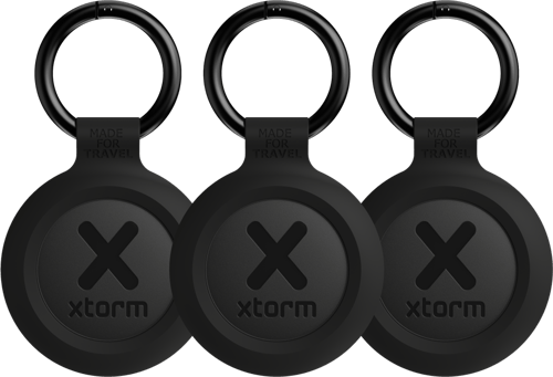 Xtorm Rejse Mærke Tracker 3-pack Til Ios & Android Sort