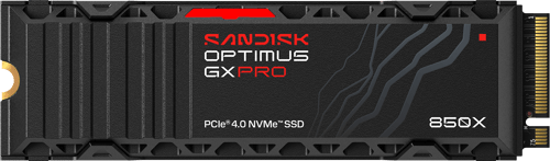 Sandisk Optimus Gx Pro 850x 2tb Ssd Heatsink M.2 Pcie 4.0