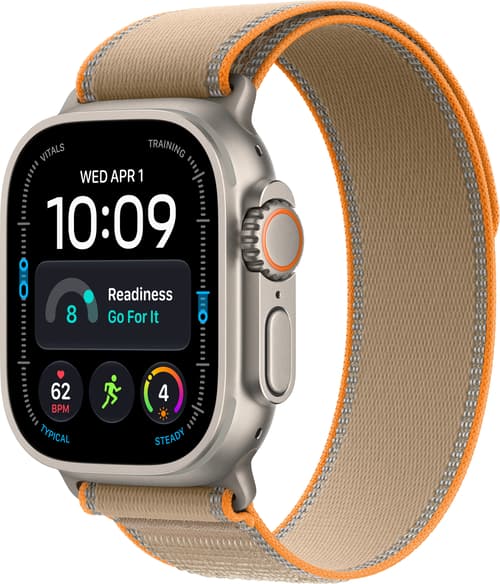 Apple Watch Ultra 4 Gps + Cellular 49mm Natural Titanium Case With Sand Trail Loop - M/l