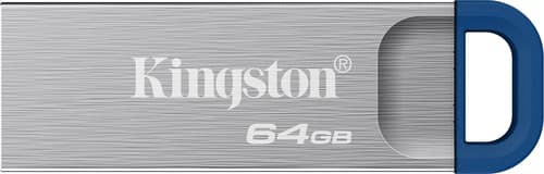Kingston Datatraveler Kyson G2 64gb 64gb Usb-a Rustfrit Stål