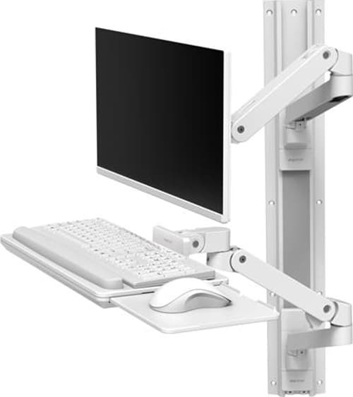 Ergotron Lx Pro Arm Wall Mount System Monitor Mount White