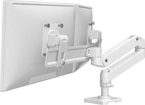 Ergotron Lx Pro Arm Dual Direct Desk Monitor Mount White