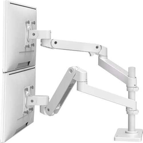 Ergotron Lx Pro Arm Dual Display Stackin Monitor Arm Dark White