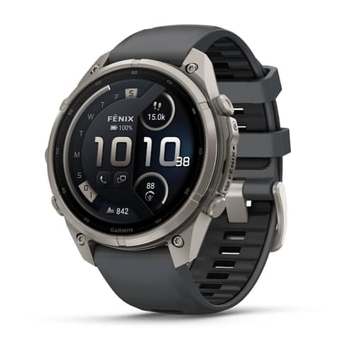 Garmin Fenix 9 Pro 47mm Inreach Titanium With Graphite/black Silicone Band