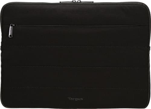 Targus Puffer Sleeve 14 tommer Polyester, Plys Sort