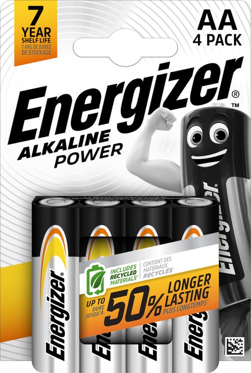 Energizer Power Alkaline Aa 4-pack