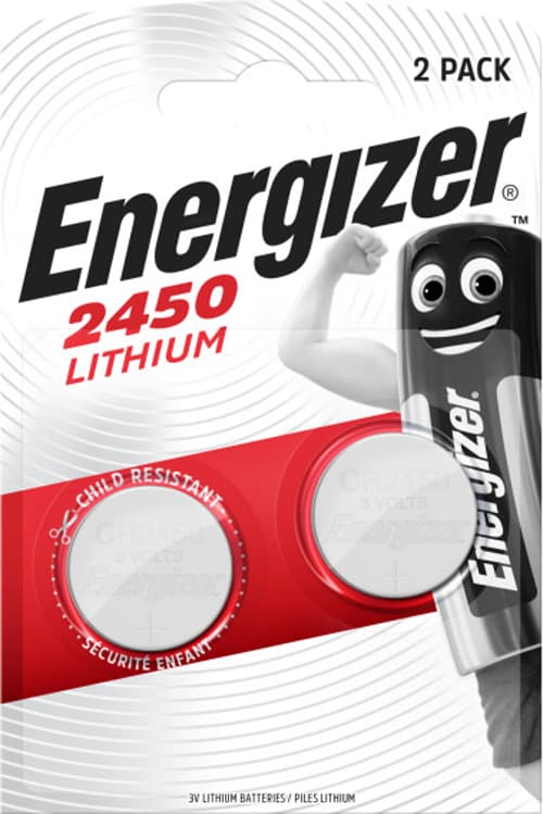 Energizer Knapcelle Lithium Cr2450 3v 2-pack