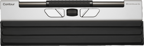 Contour Design Rollermouse Go Rf Wireless + Bluetooth + Usb-a Rullestav Sort, Sølv